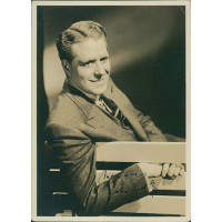 Nelson Eddy Singer Actor Signed 7x9.5 Original Still Photo JSA Authenticated