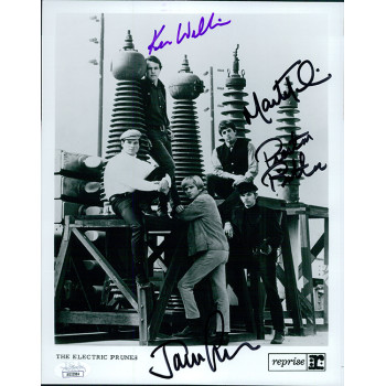 The Electric Prunes Signed 8x10 Glossy Promo Photo by 4 JSA Authenticated The Electric Prunes Signed 8x10 Glossy Promo Photo by 4 JSA Authenticated
