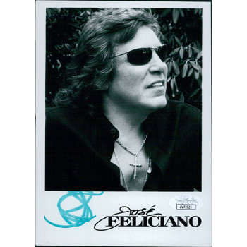 Jose Feliciano Singer Signed 5x7 Matte Promo Photo JSA Authenticated