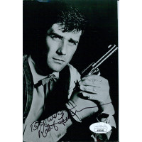 Robert Fuller Actor Signed 4.5x6.5 Glossy Photo JSA Authenticated Damaged Robert Fuller Actor Signed 4.5x6.5 Glossy Photo JSA Authenticated Damaged