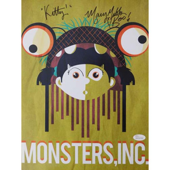Mary Gibbs Signed Monsters, Inc. Boo 11x14 Matte Color Photo JSA Authenticated