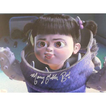 Mary Gibbs Signed Monsters, Inc. Boo 11x14 Matte Color Photo JSA Authenticated