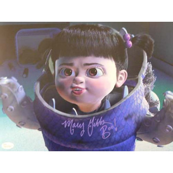Mary Gibbs Signed Monsters, Inc. Boo 11x14 Matte Color Photo JSA Authenticated