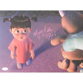Mary Gibbs Signed Monsters, Inc. Boo 11x14 Matte Color Photo JSA Authenticated