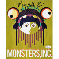 Mary Gibbs Signed Monsters, Inc. Boo 8x10 Matte Color Photo JSA Authenticated Mary Gibbs Signed Monsters, Inc. Boo 8x10 Matte Color Photo JSA Authenticated