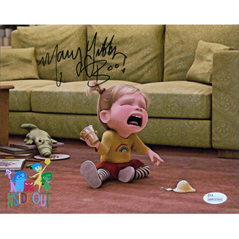 Mary Gibbs Signed Inside Out Baby Riley 8x10 Matte Color Photo JSA Authenticated