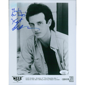 Keith Gordon The Chocolate War Director Signed 8x10 Glossy Photo JSA Authentic Keith Gordon The Chocolate War Director Signed 8x10 Glossy Photo JSA Authentic