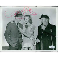 Virginia Grey The Captain Is A Lady Signed 8x10 Glossy Photo JSA Authenticated Virginia Grey The Captain Is A Lady Signed 8x10 Glossy Photo JSA Authenticated