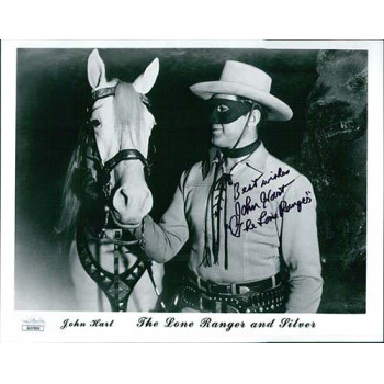 John Hart The Lone Ranger Actor Signed 8x10 Glossy Photo JSA Authenticated John Hart The Lone Ranger Actor Signed 8x10 Glossy Photo JSA Authenticated