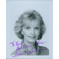Florence Henderson Actress Signed 4x5 Glossy Photo JSA Authenticated Florence Henderson Actress Signed 4x5 Glossy Photo JSA Authenticated