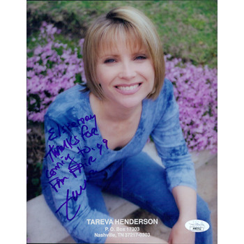 Tareva Henderson Country Singer Signed 8x10 Matte Promo Photo JSA Authenticated Tareva Henderson Country Singer Signed 8x10 Matte Promo Photo JSA Authenticated
