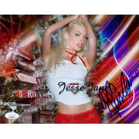 Jesse Jane Adult Actress Signed 8x10 Glossy Photo JSA Authenticated Creased Jesse Jane Adult Actress Signed 8x10 Glossy Photo JSA Authenticated Creased