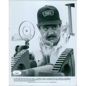 Alex Karras Nobody's Perfekt Signed 8x10 Glossy Pomo Photo JSA Authenticated