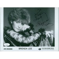 Brenda Lee Singer Signed 7.5x10 Glossy Photo JSA Authenticated