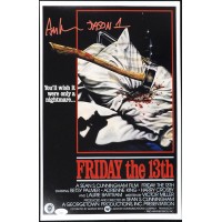 Ari Lehman Friday The 13th Signed 11x17 Matte Photo JSA Authenticated