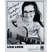 Lisa Loeb Singer Musician Singed 8x10 Matte Photo JSA Authenticated Lisa Loeb Singer Musician Singed 8x10 Matte Photo JSA Authenticated