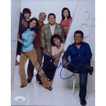 George Lopez Actor Comedian Signed 8x10 Glossy Photo JSA Authenticated