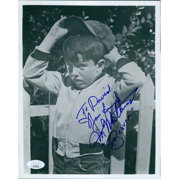 Jerry Mathers Leave It To Beaver Signed 8x10 Glossy Photo JSA Auth Personalized