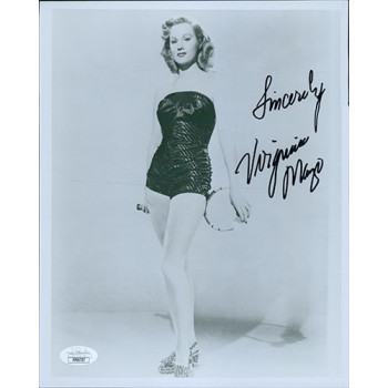 Virginia Mayo Actress Signed 8x10 Glossy Photo JSA Authenticated
