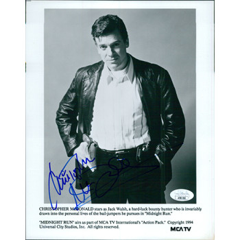 Christopher McDonald Midnight Run Signed 8x10 Glossy Photo JSA Authenticated