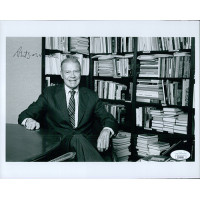 Robert McNamara Secretary of Defense Signed 8x10 Glossy Photo JSA Authenticated Robert McNamara Secretary of Defense Signed 8x10 Glossy Photo JSA Authenticated