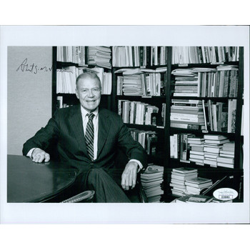 Robert McNamara Secretary of Defense Signed 8x10 Glossy Photo JSA Authenticated Robert McNamara Secretary of Defense Signed 8x10 Glossy Photo JSA Authenticated