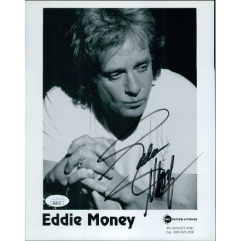 Eddie Money Singer Signed 8x10 Cardstock Photo JSA Authenticated Eddie Money Singer Signed 8x10 Cardstock Photo JSA Authenticated