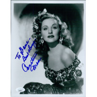 Constance Moore Actress Signed 8x10 Glossy Photo JSA Authenticated