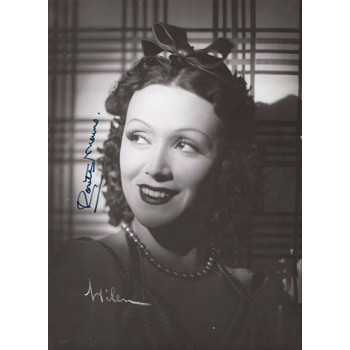 Rosita Moreno Spanish Actress Signed 5x7 Vintage Photo JSA Authenticated Rosita Moreno Spanish Actress Signed 5x7 Vintage Photo JSA Authenticated
