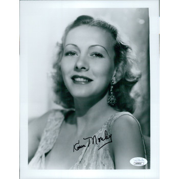 Karen Morley Actress Signed 8x10 Glossy Photo JSA Authenticated
