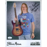 Steve Morse Guitarist Signed 8.5x11 Cardstock Promo Photo JSA Authenticated Steve Morse Guitarist Signed 8.5x11 Cardstock Promo Photo JSA Authenticated