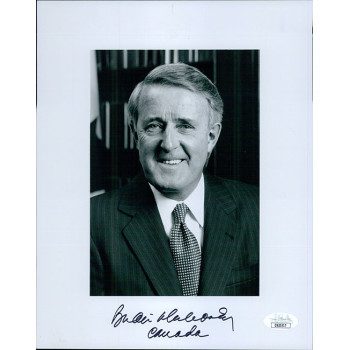 Brian Mulroney Prime Minister of Canada Signed 8x10 Matte Photo JSA Authentic