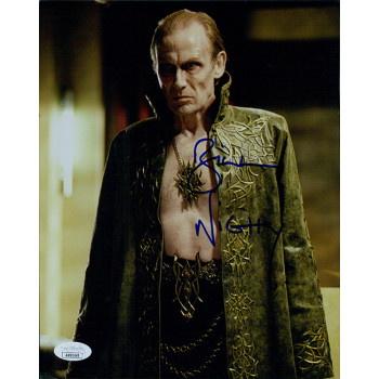 Bill Nighy Underworld Actor Signed 8x10 Glossy Photo JSA Authenticated