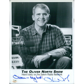Oliver North Signed 8.5x11 Cardstock Promo Photo SGC Authenticated Oliver North Signed 8.5x11 Cardstock Promo Photo SGC Authenticated