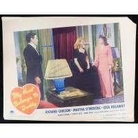 Martha O'Driscoll My Heart Belongs To Daddy Signed 11x14 Lobby Card JSA Authen
