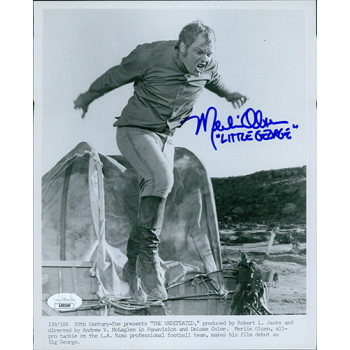 Merlin Olsen The Undefeated Signed 8x10 Glossy Promo Photo JSA Authenticated Merlin Olsen The Undefeated Signed 8x10 Glossy Promo Photo JSA Authenticated