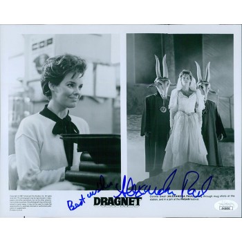 Alexandra Paul Dragnet Signed 8x10 Glossy Photo JSA Authenticated