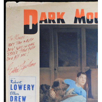Eddie Quillan Dark Mountain Actor Signed 11x14 Lobby Card JSA Authenticated