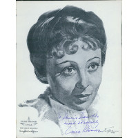 Luise Rainer Actress Signed 8x10 Volpe Page Photo JSA Authenticated Luise Rainer Actress Signed 8x10 Volpe Page Photo JSA Authenticated