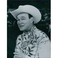 Roy Rogers Signed 5.5x7.5 Photo The Roy Rogers Show JSA Authenticated Roy Rogers Signed 5.5x7.5 Photo The Roy Rogers Show JSA Authenticated