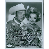 Roy Rogers Show Roy Rogers and Dale Evans Signed 8x10 Photo JSA Authenticated Roy Rogers Show Roy Rogers and Dale Evans Signed 8x10 Photo JSA Authenticated