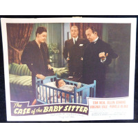 Virginia Sale The Case of the Baby Sitter Signed 11x14 Lobby Card JSA Authentic