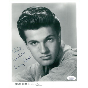 Tommy Sands Actor Singer Signed 8x10 Glossy Photo JSA Authenticated Tommy Sands Actor Singer Signed 8x10 Glossy Photo JSA Authenticated