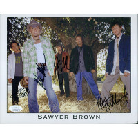 Sawyer Brown Country Band Signed 8x10 Cardstock Promo Photo JSA Authenticated Sawyer Brown Country Band Signed 8x10 Cardstock Promo Photo JSA Authenticated