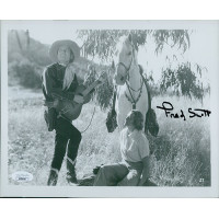 Fred Scott Signing Cowboy Actor Signed 8x10 Glossy Photo JSA Authenticated Fred Scott Signing Cowboy Actor Signed 8x10 Glossy Photo JSA Authenticated