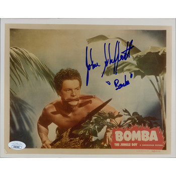 Johnny Sheffield Bomba The Jungle Boy Signed 8x10 Glossy Photo JSA Authenticated Johnny Sheffield Bomba The Jungle Boy Signed 8x10 Glossy Photo JSA Authenticated