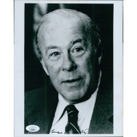 George P. Shultz Secretary of State Signed 8x10 Glossy Photo JSA Authenticated