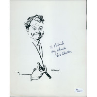 Red Skelton Actor Radio Host Artist Signed 8x10 Printed Page JSA Authenticated Red Skelton Actor Radio Host Artist Signed 8x10 Printed Page JSA Authenticated