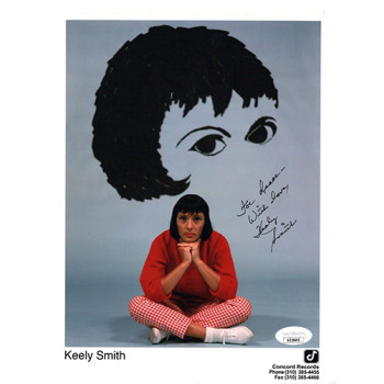 Keely Smith American Singer Signed 8x10 Glossy Photo JSA Authenticated
