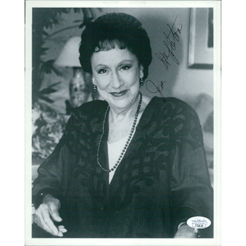 Jean Stapleton Actress Signed 8x10 Cardstock Photo JSA Authenticated